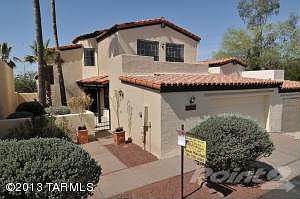 Front View - 2 car garage