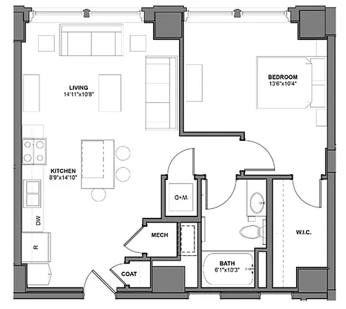 Floor plan I-W6