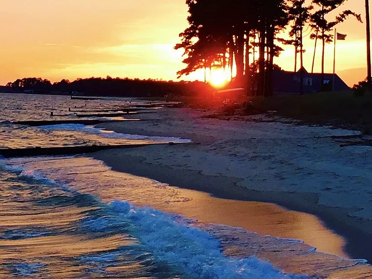 Sandy beach