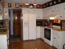 Flat-top range, new sink , plumbing and fixtures