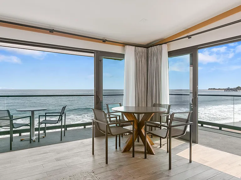 Dine indoor or outdoors in your own private suite