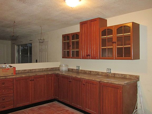 Kitchen cabinets north wall