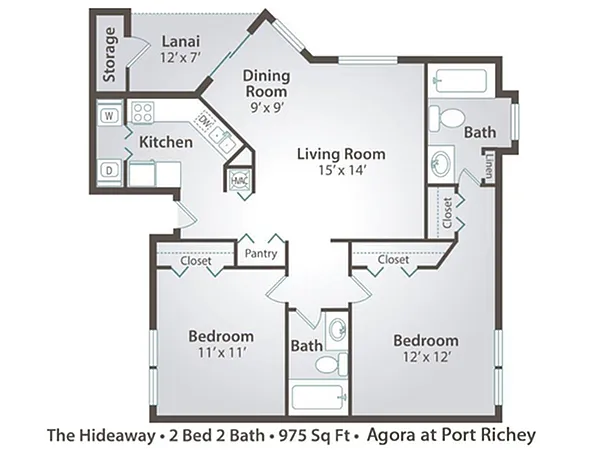 Floor plan The Hideaway