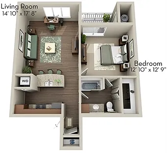Floor plan A1GL