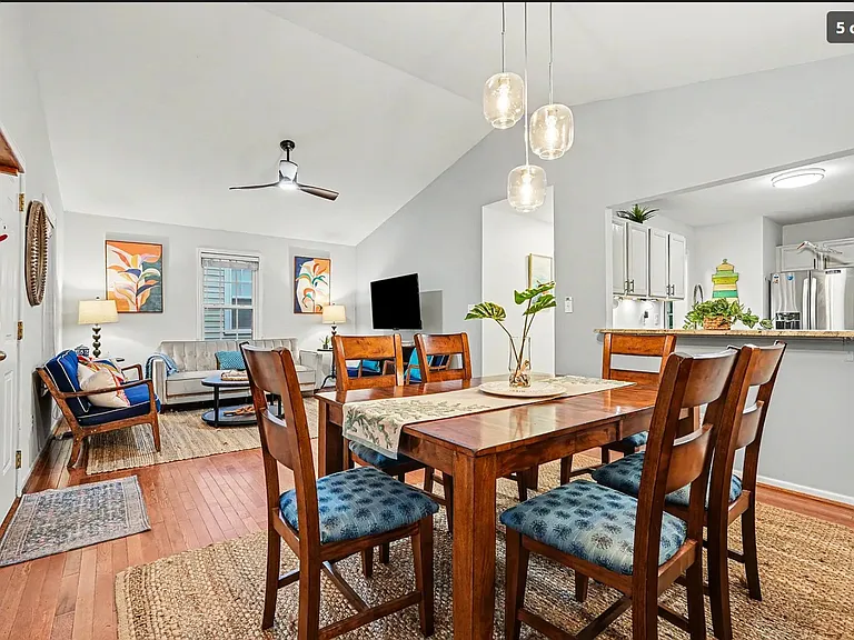 Living and Dining area with pass through to the kitchen.