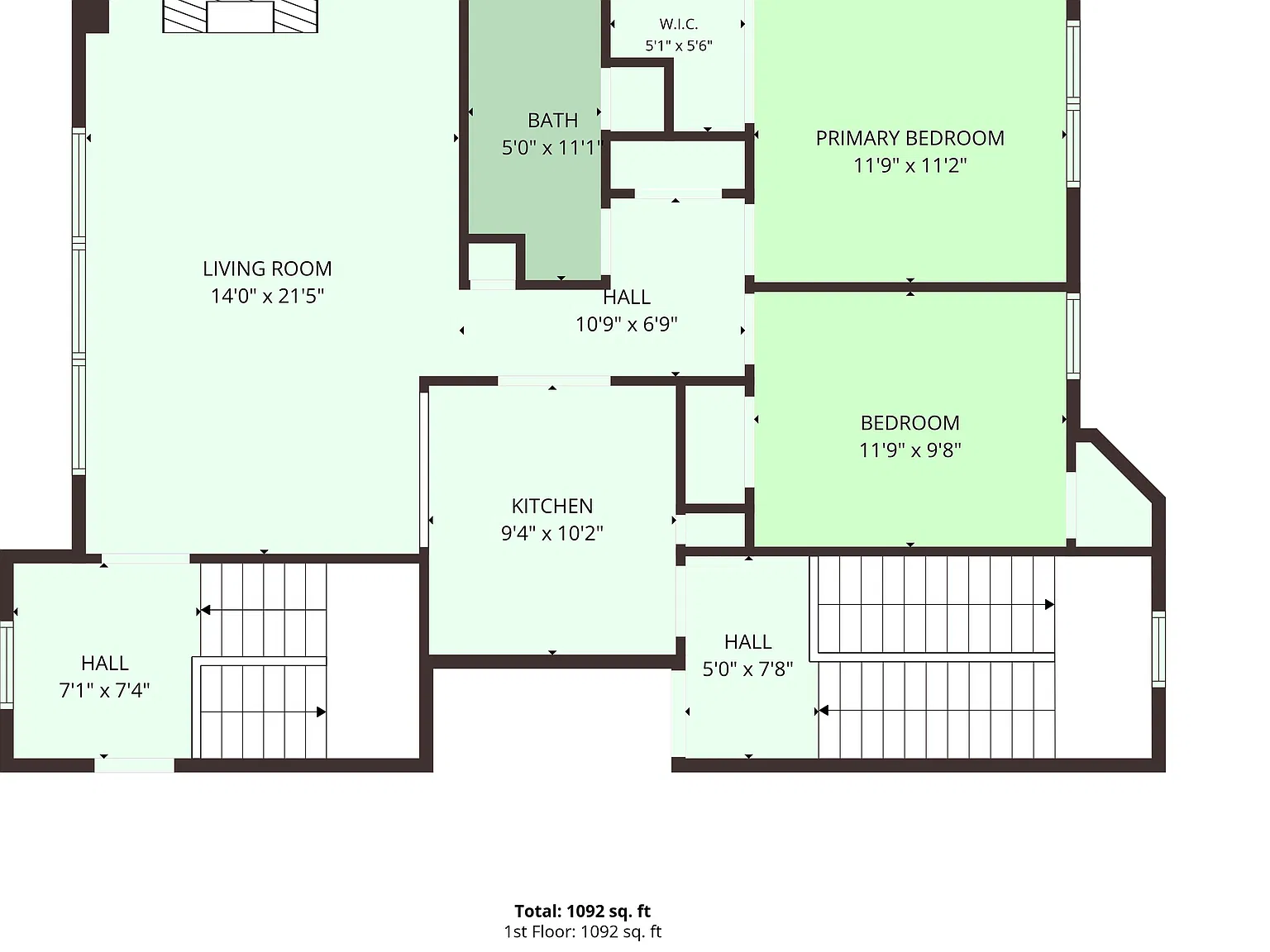 2 bed, 1.0 bath, 887 sqft, $1,900 — Photo 3