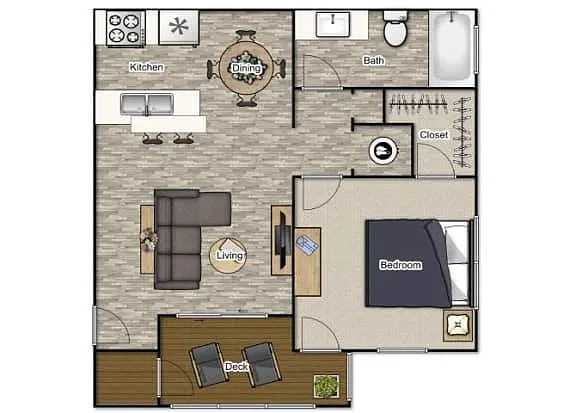 Floor plan The Retreat Renovated