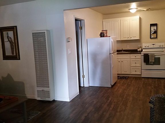 Studio living/kitchen area