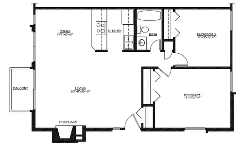 Floor plan Sanitas