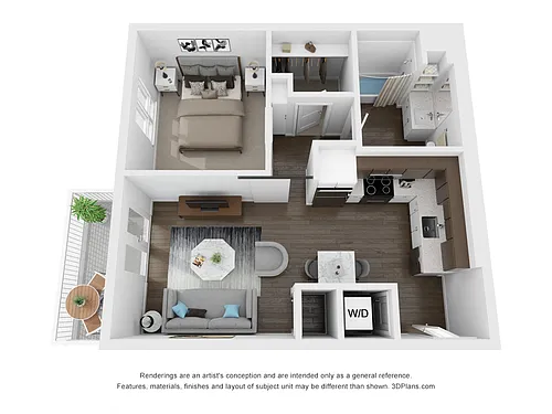 Floor plan A1 1X1