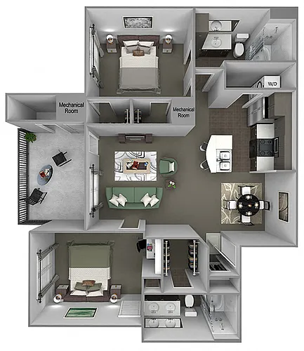 Floor plan B3 (White Alder)