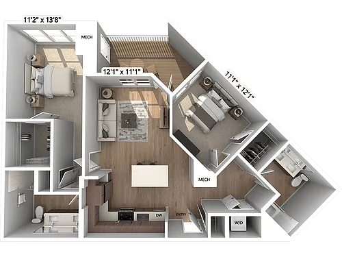 Floor plan BM6-002-121