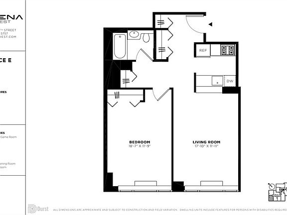 2nd image of 601 W 57th St APT 7E