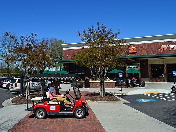 Golf Carts at The Avenue