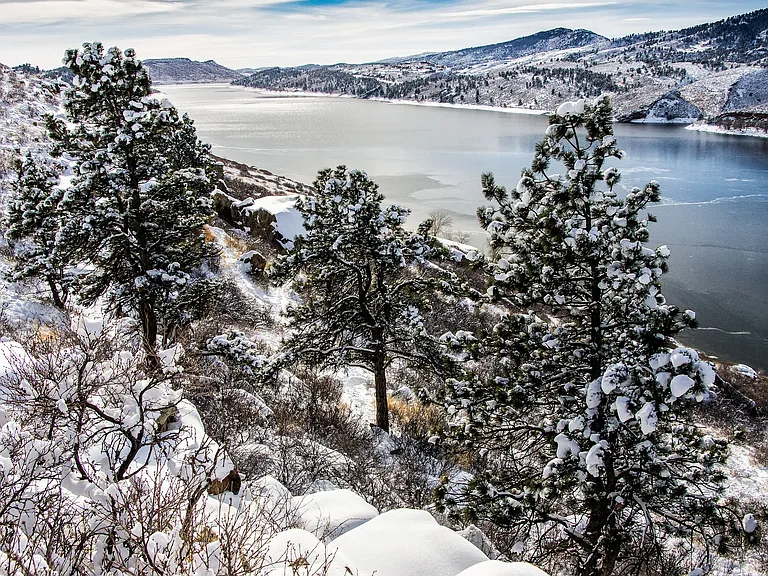 Fort Collins in winter.