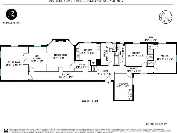 2nd image of 240 W 102nd St APT 65