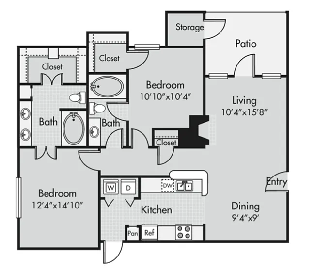 Floor plan D4