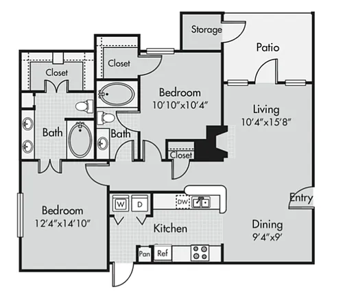 Floor plan D4