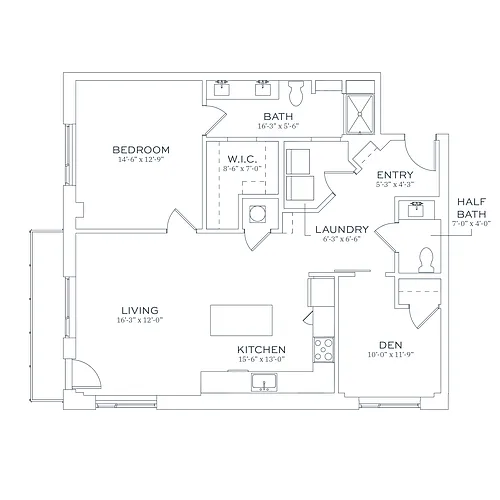 Floor plan B21