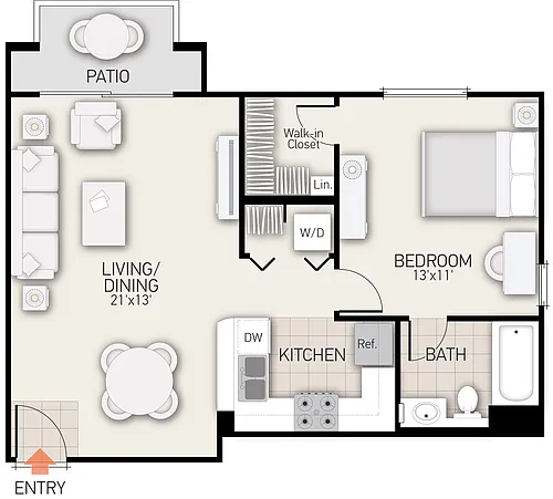 Floor plan Quail Meadow - Plan B