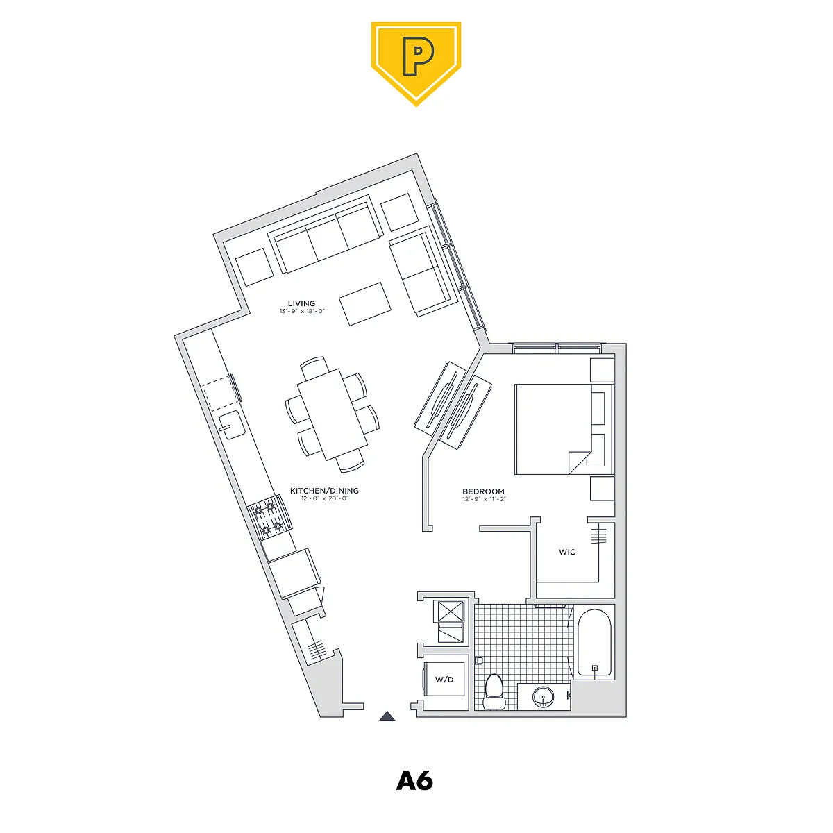Floor plan A6