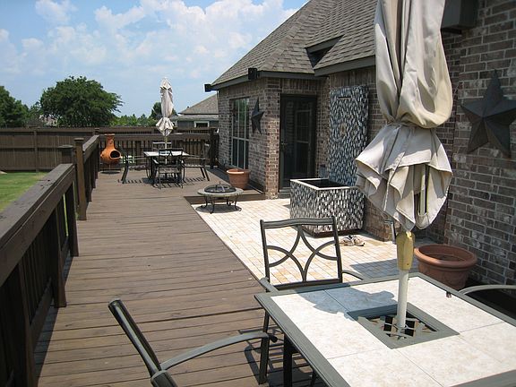 Part of the huge deck