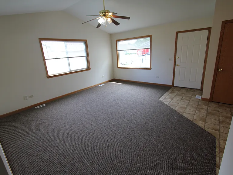looking toward front door