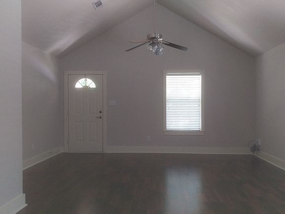 Open living/dining room.