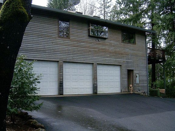 Three car, oversized garage