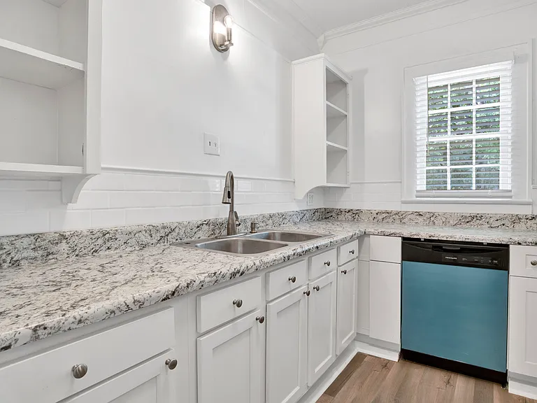New kitchen with new appliances.