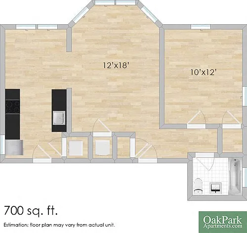 Floor plan 117 South Blvd. N