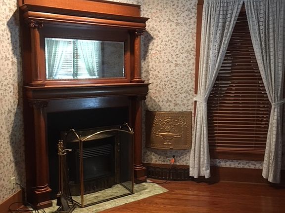 Parlor fireplace