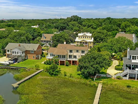 Home was painted white since this pictures. Property has private dock