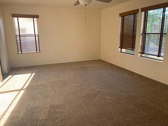 Master with two walk-in closets.