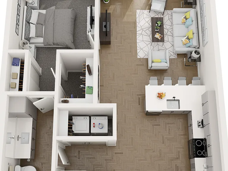 A6 floor plan Standard Assembly