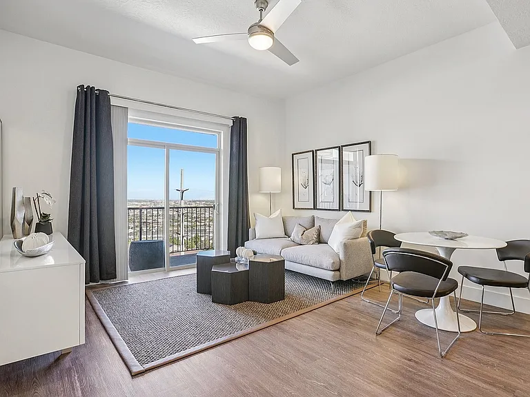 Open Living Area One Bedroom Suite