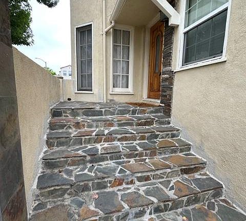 Steps to front door