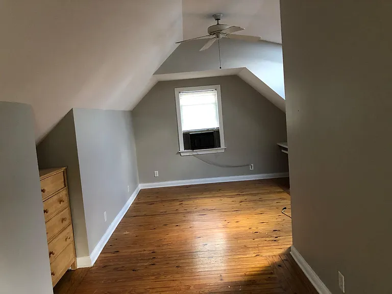 Upstairsbedroom with fresh paint