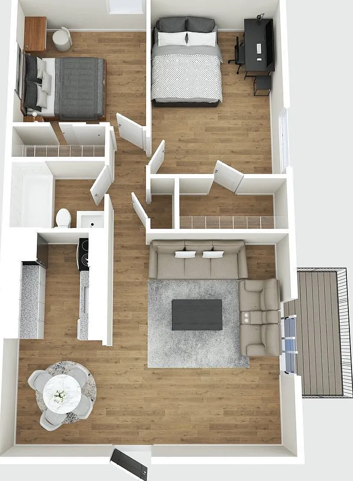 2 bed, 1.0 bath, 759 sqft, $1,150 — Photo 1