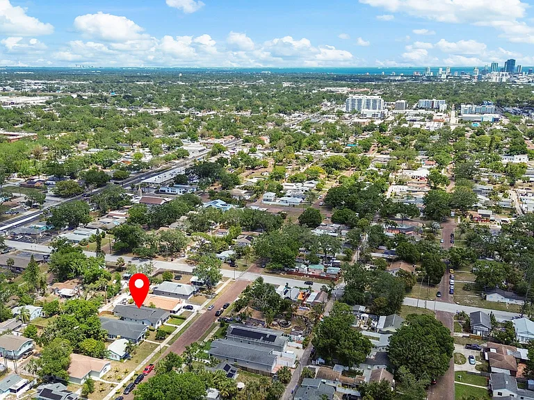Location, downtown St Pete in background