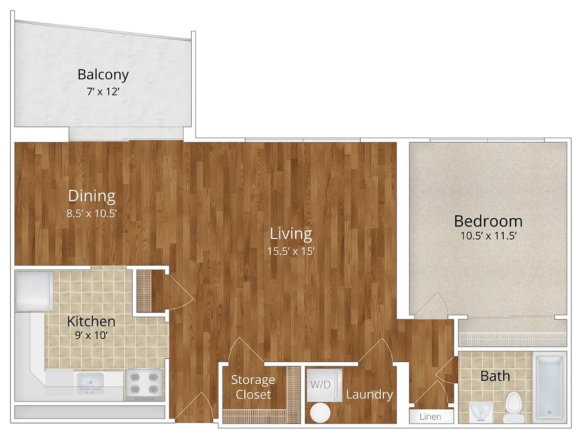 Floor plan The Cambridge
