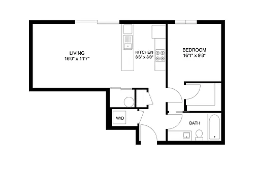 Floor plan Plan E