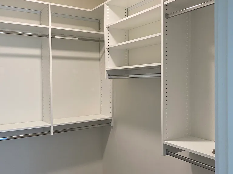 Master Closet designed by Closet Pro.