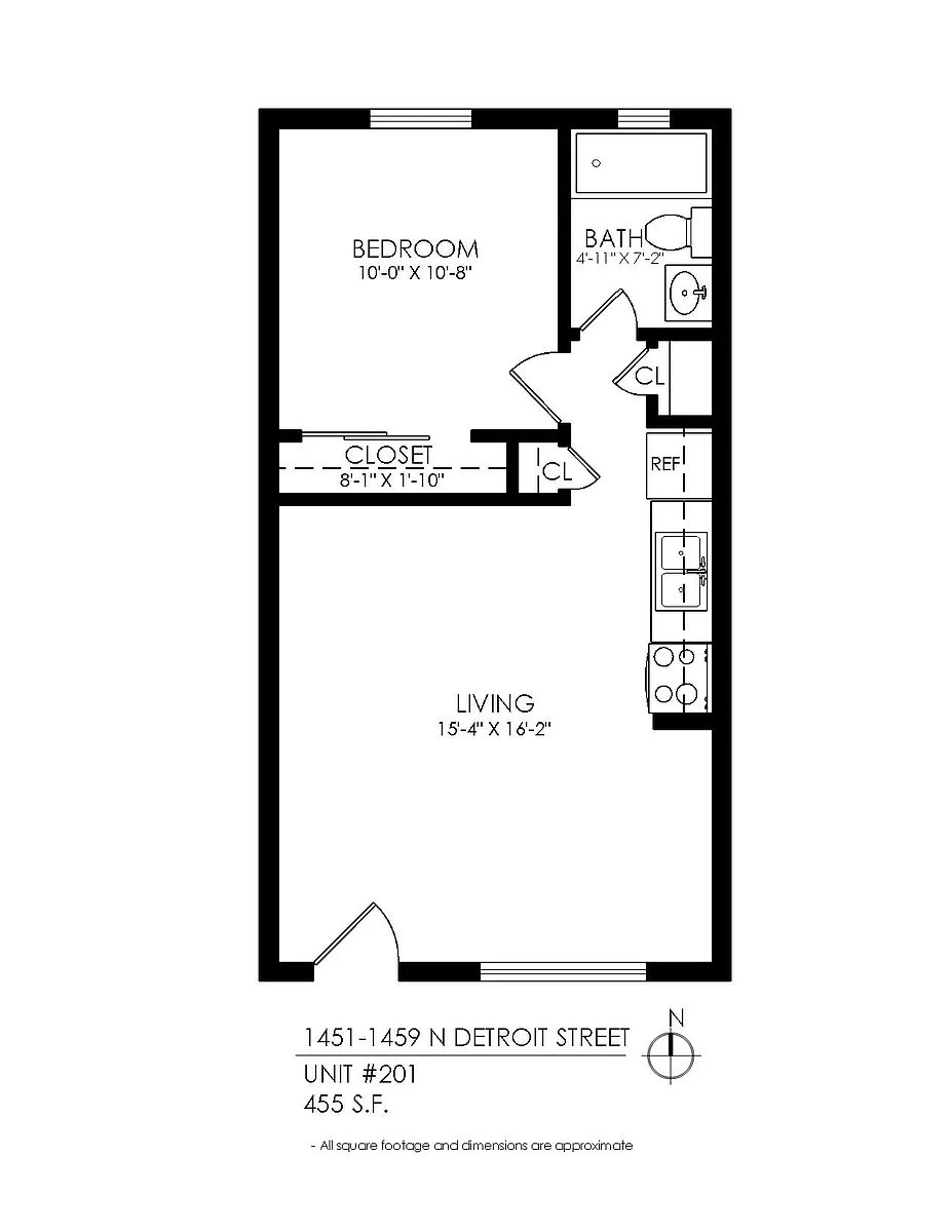 Floor plan 1 Bedroom