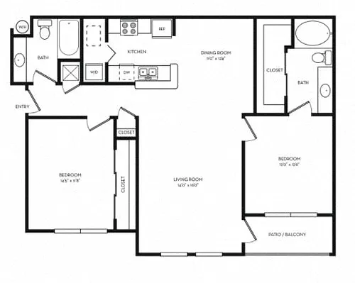 Floor plan B2