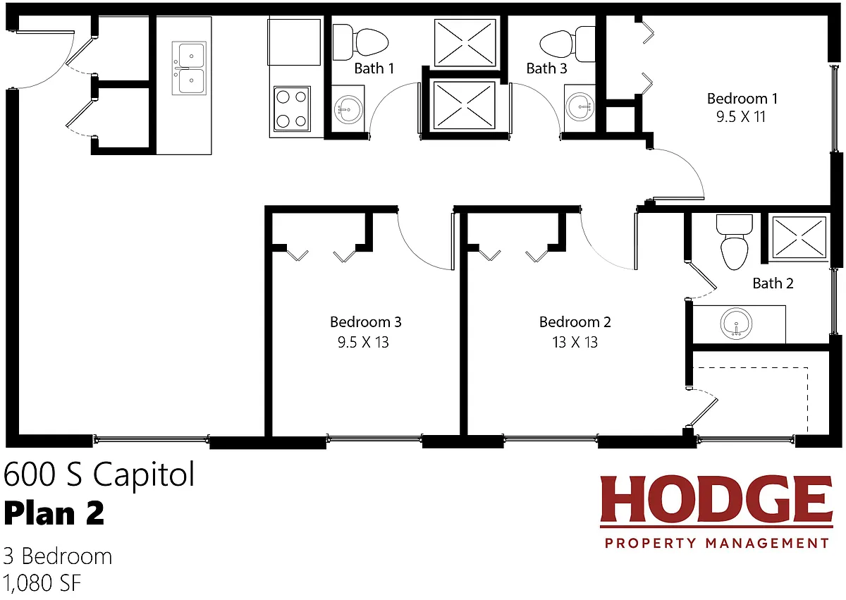Floor plan Shared room