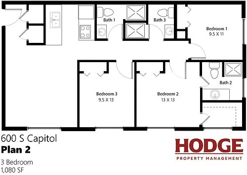 Floor plan Shared room