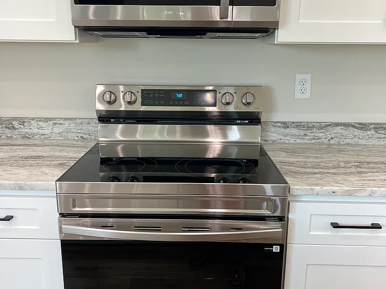 New appliances in kitchen
