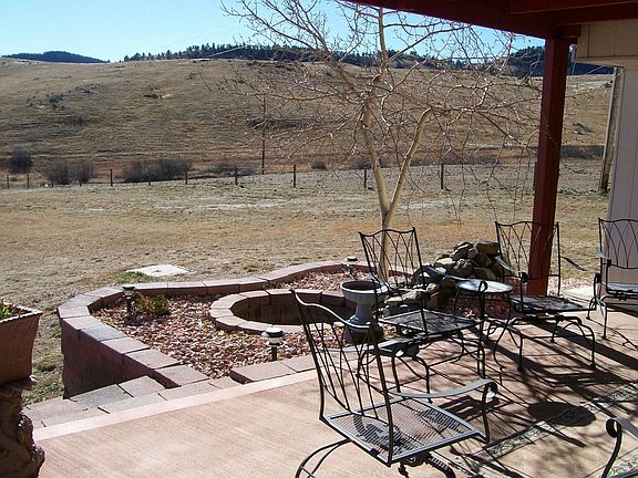 View of downstairs patio
