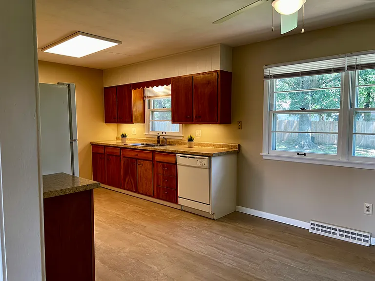 Kitchen and dining area